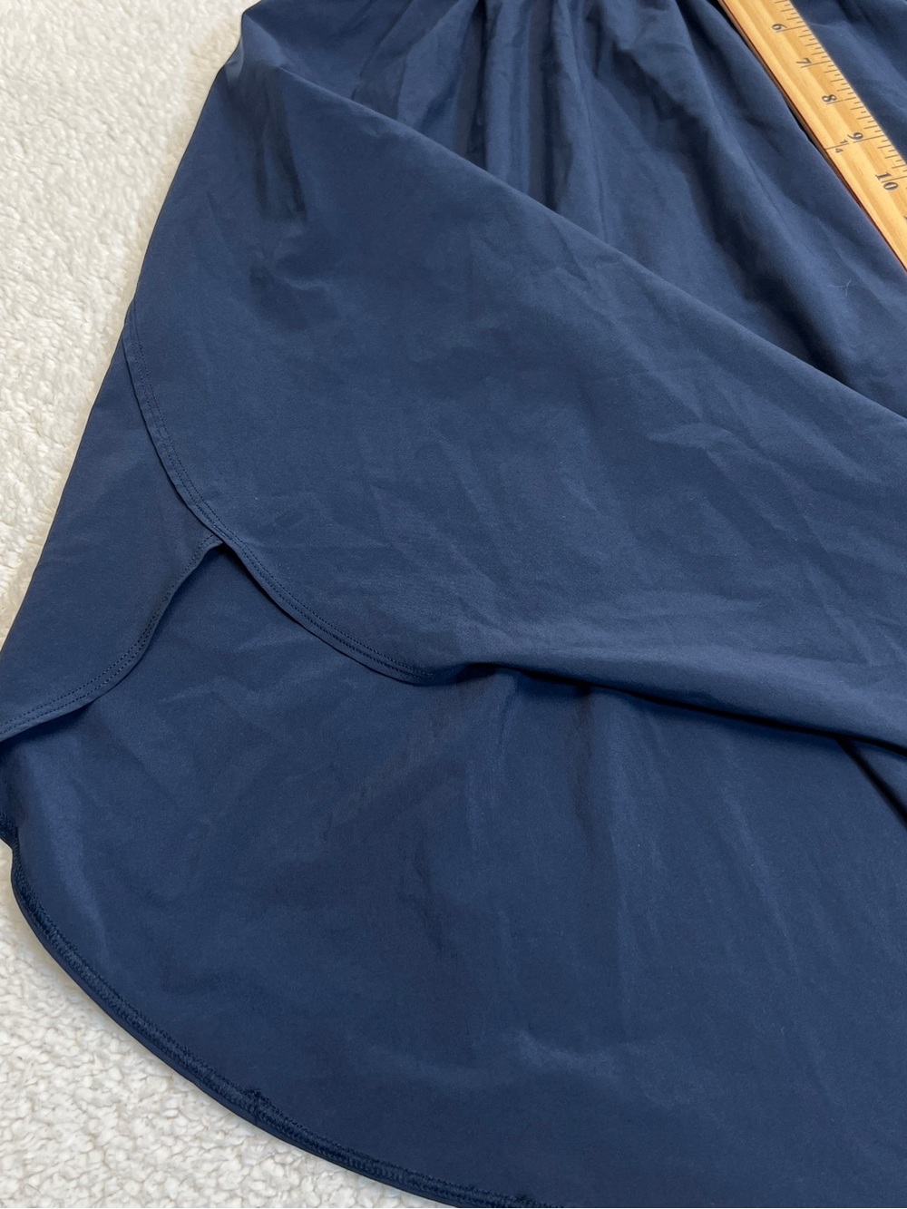 Lululemon Womens The Everyday Skirt Asymmetrical Sportswear Navy Blue, Size 6 - Picture 6 of 11